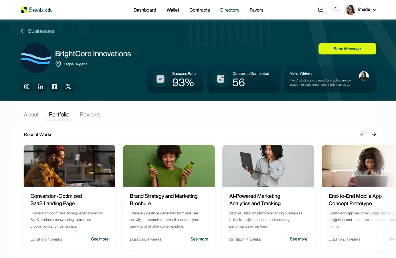 SaviLock business profile